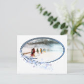 Schaduw van de Uil op het pad van tranen Briefkaart (Staand voorkant)