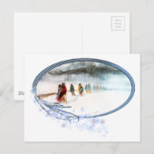 Schaduw van de Uil op het pad van tranen Briefkaart (Voorkant / Achterkant)