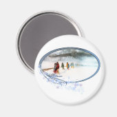 Schaduw van de Uil op het pad van tranen Magneet (Voorkant / Achterkant)