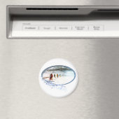 Schaduw van de Uil op het pad van tranen Magneet (Insitu (Vaatwasser))