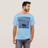 Schaduw van een hond t-shirt (Voorkant volledig)