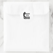 Schaduw van een Man speciale silhouet V3 Sticker (Tas)