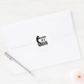 Schaduw van een Man speciale silhouet V3 Sticker (Envelop)