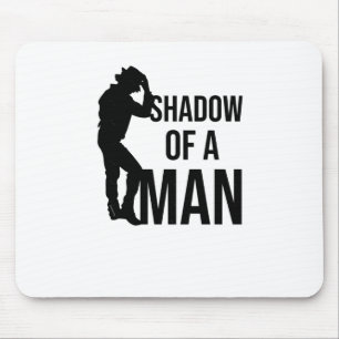 Schaduw Van Een Man Speciale Silhouet V3 Sticker Muismat