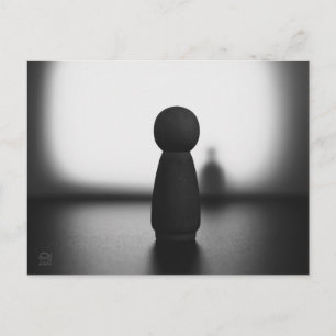 Schaduw van een mentale toestand. briefkaart