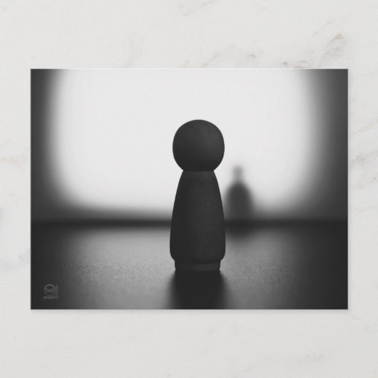 Schaduw van een mentale toestand. briefkaart (Voorkant)