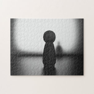 Schaduw van een mentale toestand. legpuzzel