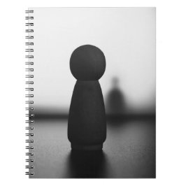 Schaduw van een mentale toestand. notitieboek