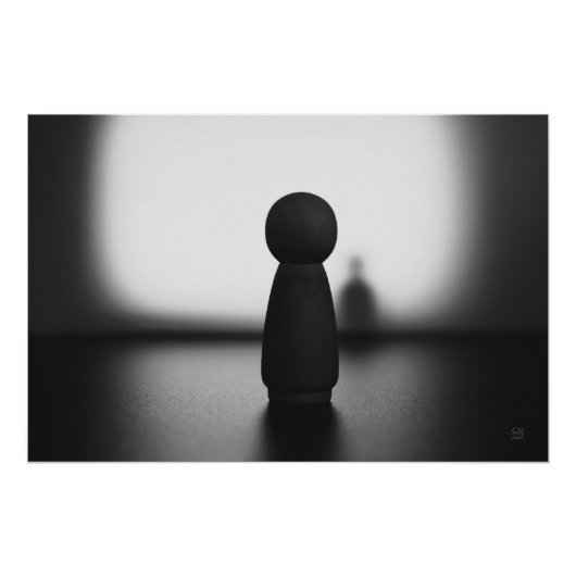 Schaduw van een mentale toestand. perfect poster (Voorkant)