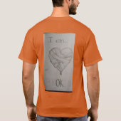 Schaduw van haar ziel t-shirt (Achterkant)