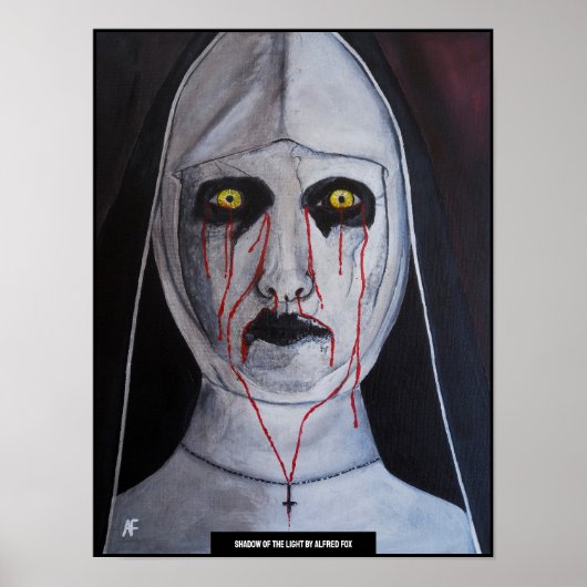 Schaduw van het Licht Schilderij van Alfred Fox Poster (Voorkant)