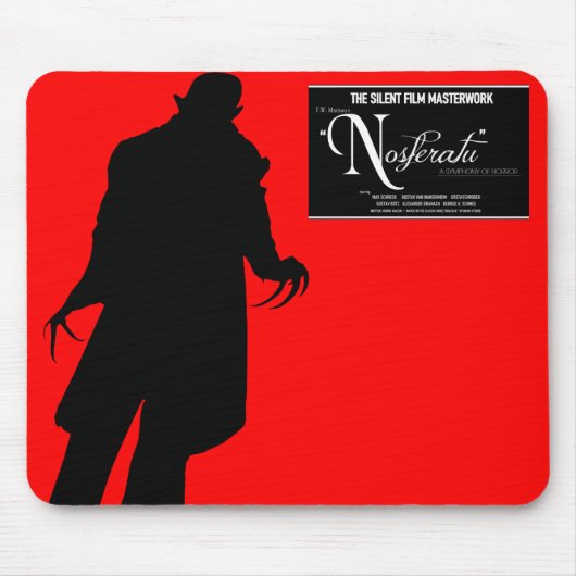 Schaduw van Nosferatu Art Mousepad Muismat (Voorkant)