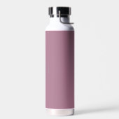 Schaduw van Roze Aluminium | Modern Monogram Bache Waterfles (Links)