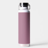 Schaduw van Roze Aluminium | Modern Monogram Bache Waterfles (Achterkant)