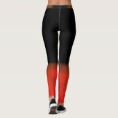 schaduw van sinaasappel leggings (Achterkant)
