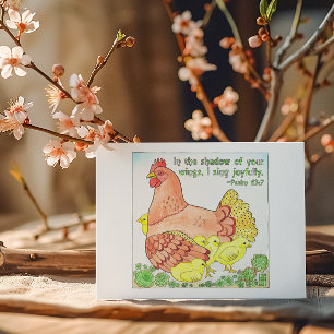 Schaduw van Uw Inspirerend PostCard van Wings Briefkaart