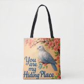 Schaduw van Uw Vleugels Tote Bag (Voorkant)