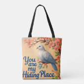 Schaduw van Uw Vleugels Tote Bag (Achterkant)