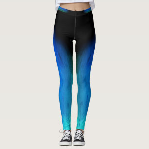 schaduw van vuil blauw leggings