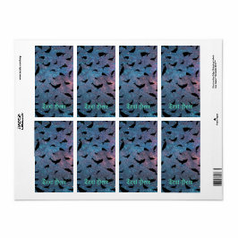 schaduw vis haai walvis op verloop sterrenstelsel  etiket