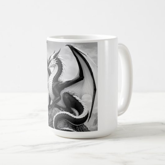 Schaduw Vlam Draak Koffiemok (Voorkant rechts)