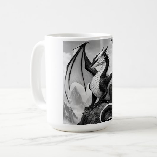 Schaduw Vlam Draak Koffiemok (Voorkant links)