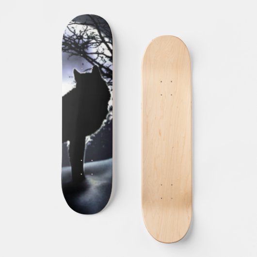 schaduw_wolf persoonlijk skateboard (Voorkant)