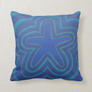Schaduw Zee Star Pillow (gekleurd snijtaart) Kussen