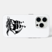 Schaduw Zeilschip – Illustratie van een Oude Oceaa Case-Mate iPhone Case (Achterkant (horizontaal))
