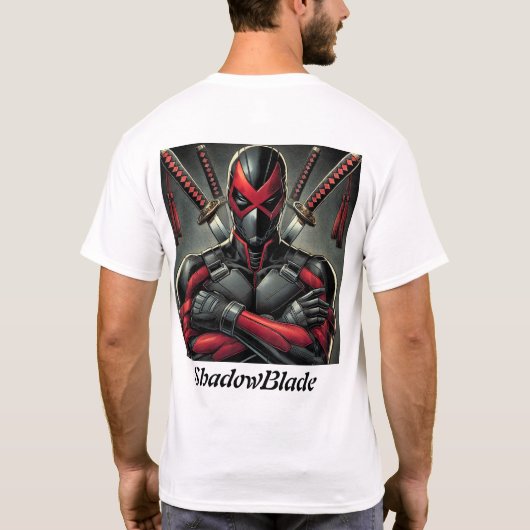 schaduwblad t-shirt (Achterkant)