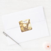 Schaduwboekenplaat Vierkante Sticker (Envelop)