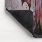 Schaduwbomen Gotische Vampier Fantasy Fairy Art Muismat (Hoek)