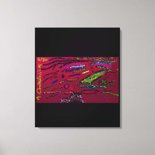 Schaduwboom canvas afdruk (Voorkant)