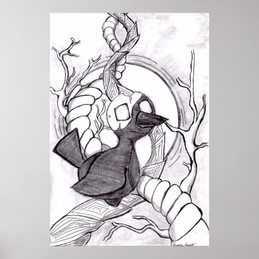 schaduwboom poster (Voorkant)