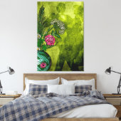 Schaduwdansen Canvas Afdruk (Insitu (Slaapkamer))