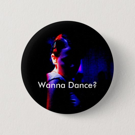 Schaduwdanser, wil je dansen? Button (Voorkant)