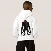 Schaduwdemon Monster Rode Ogen Horror cadeau (Achterkant volledig)