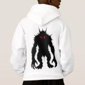 Schaduwdemon Monster Rode Ogen Horror cadeau (Achterkant)