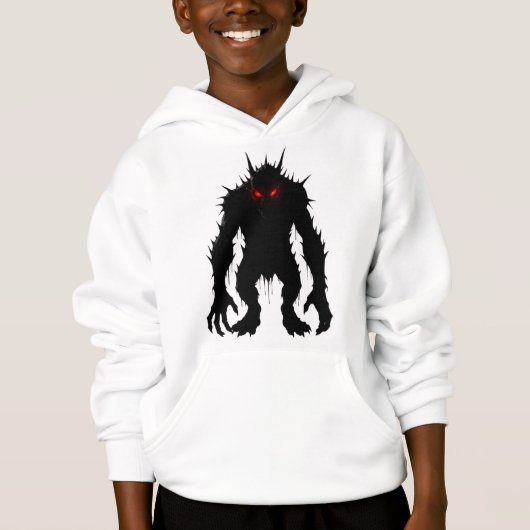Schaduwdemon Monster Rode Ogen Horror cadeau (Voorkant)