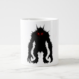Schaduwdemon Monster Rode Ogen Horror cadeau Grote Koffiekop