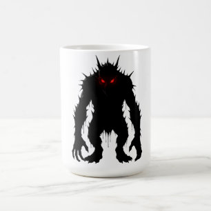 Schaduwdemon Monster Rode Ogen Horror cadeau Koffiemok