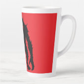 Schaduwdemon Monster Rode Ogen Horror cadeau Latte Mok (Rechts)