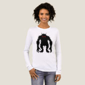 Schaduwdemon Monster Rode Ogen Horror cadeau Tri-Blend Shirt (Voorkant)