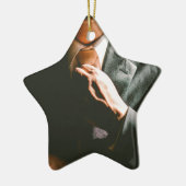 Schaduweffect zakelijke stropdas keramisch ornament (Links)