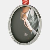 Schaduweffect zakelijke stropdas metalen ornament (Links)