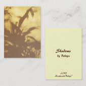 Schaduwen ATC Visitekaartje (Voorkant / Achterkant)