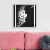 Schaduwen - canvas afdruk (Insitu (Woonkamer))