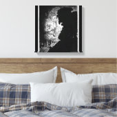 Schaduwen - canvas afdruk (Insitu (Slaapkamer))