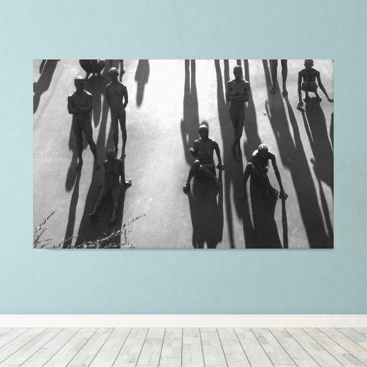 Schaduwen Canvas Afdruk (Insitu (Houten vloer))