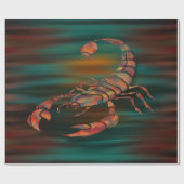 Schaduwen dansen van de Scorpion koning Cadeaupapier (Vlak)